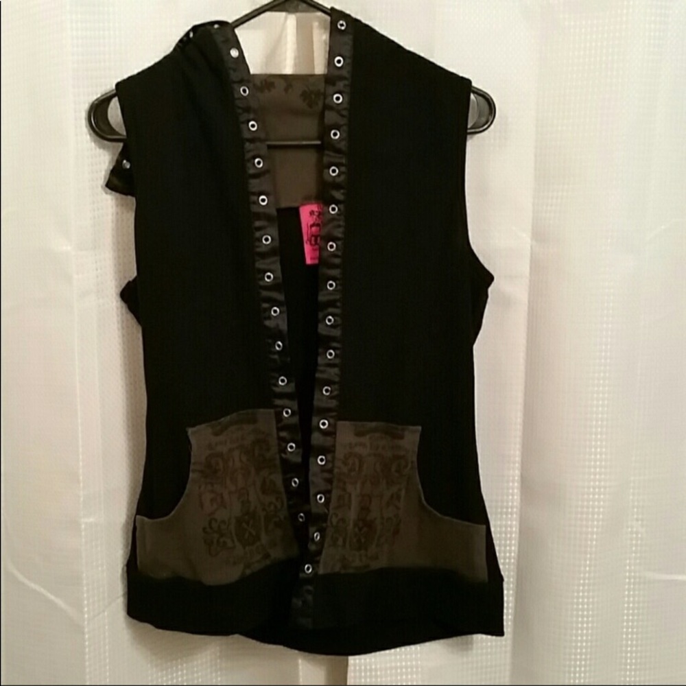 Tough Luv Clothing Olive Green Top Vest Punk